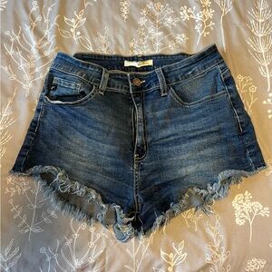 KanCan Dark Blue Jean Shorts
